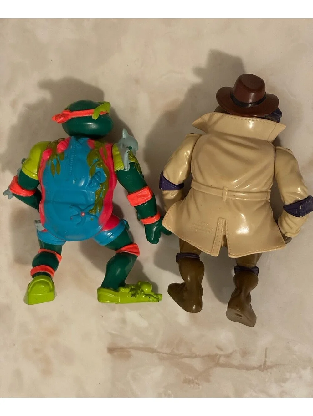 Lot of 4 Vintage TMNT Teenage Mutant Ninja Turtles 1992 Action Figures Toys